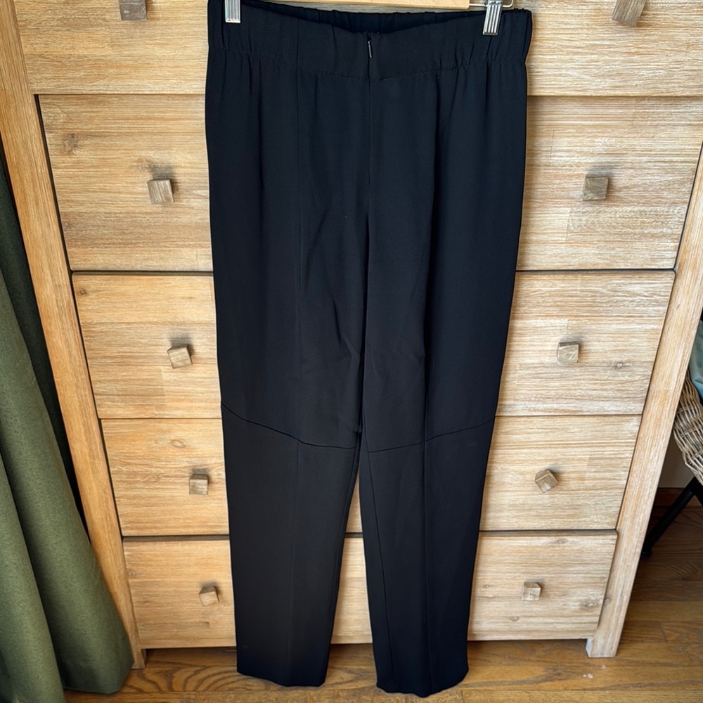 Zero Maria Conejo slinky black pants with seam detailing